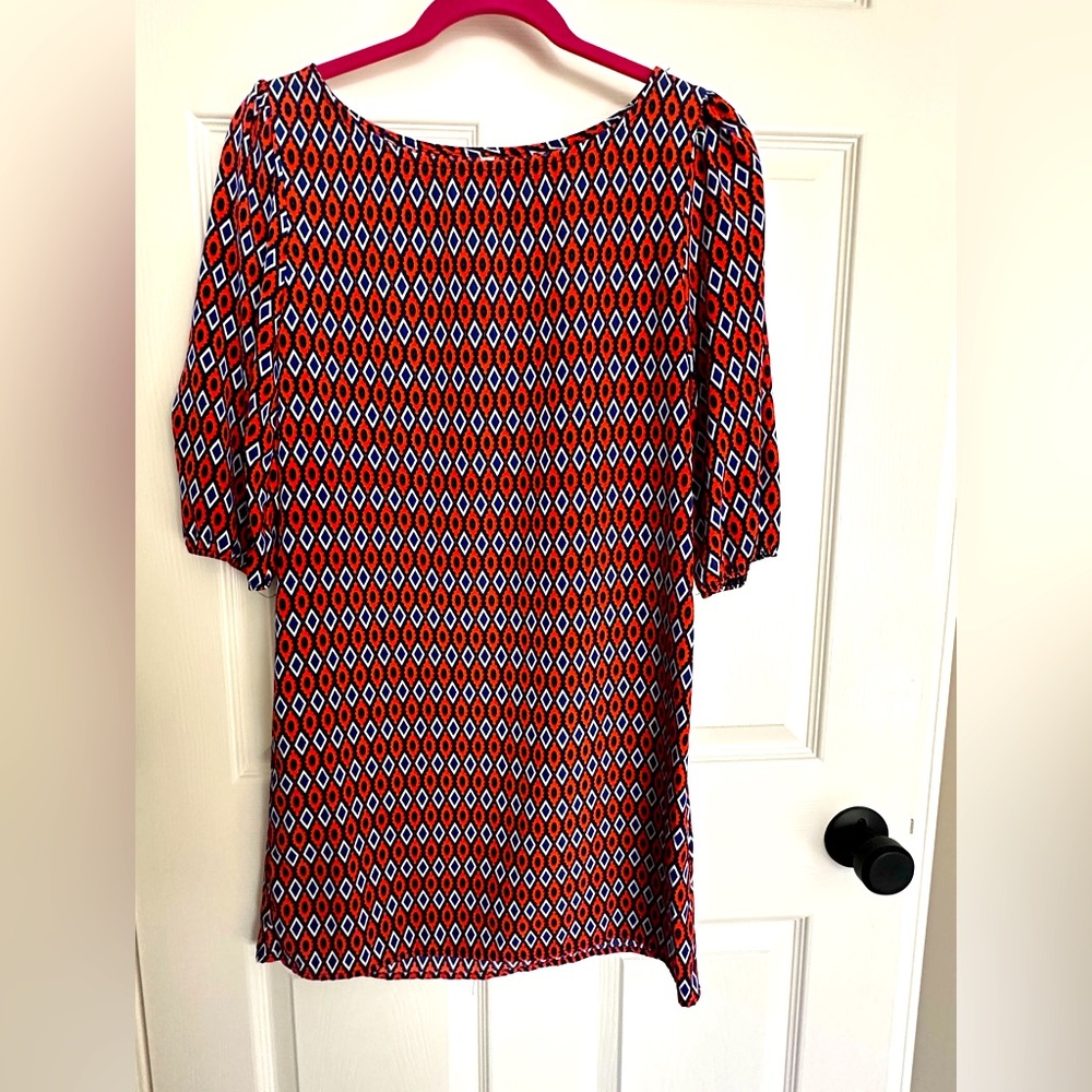 Crew Neck Shift Dress Size S